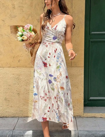 Rochie midi Shein, mix culori