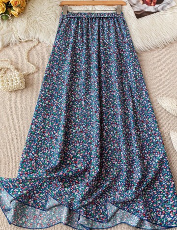 Fustă maxi Shein, mix culori