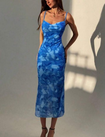 Rochie maxi Shein, albastru