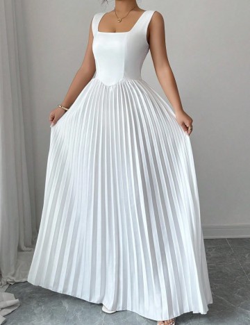 Rochie maxi Shein, alb