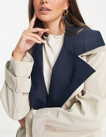 Trench ASOS, crem