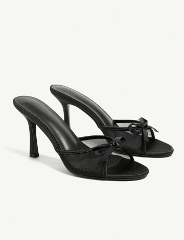 Saboți cu toc Shein, negru