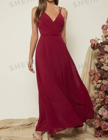 Rochie maxi Shein, vișiniu