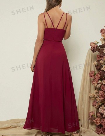 Rochie maxi Shein, vișiniu