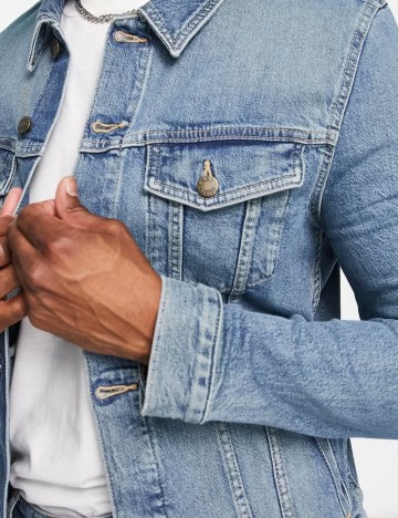 Jachetă De Blugi ASOS, albastru