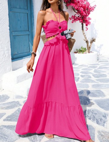 Rochie maxi Shein, roz