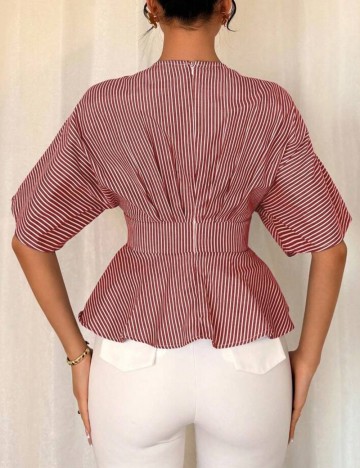 Cămașă cu m&acirc;necă scurtă Shein, mix culori