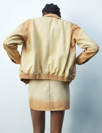 Geacă de blugi Shein, galben