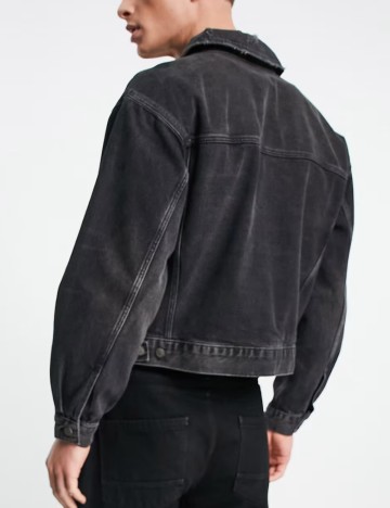 Geacă de blugi ASOS, negru