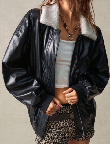 Jachetă Shein, negru