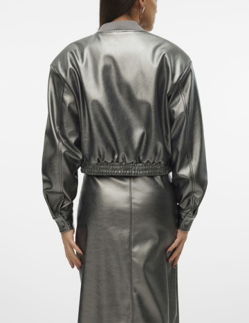 Jachetă Vero Moda, argintiu