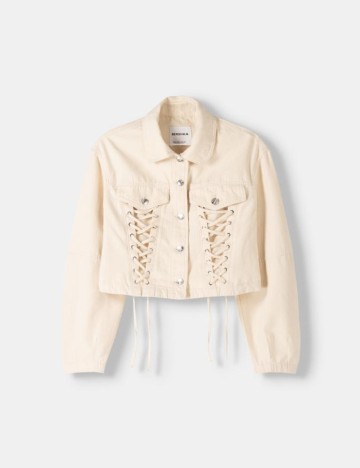 Jachetă Bershka, bej