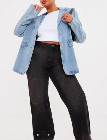 Sacou de blugi PRETTYLITTLETHING, albastru