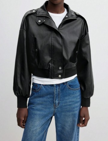 Jachetă Shein, negru