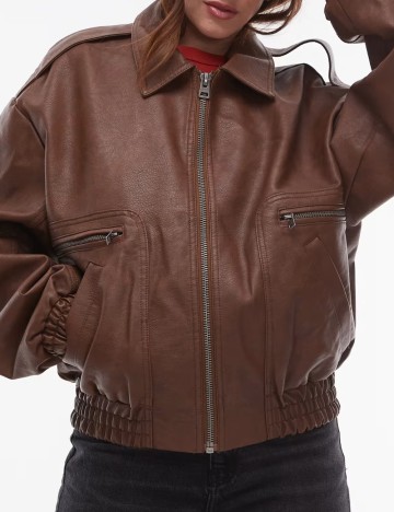 Jachetă Topshop, maro