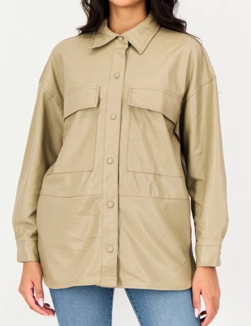 Jachetă Pull&Bear, bej