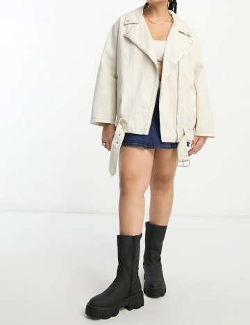 Jachetă ASOS, crem
