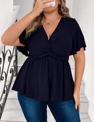 Cămașă Shein, albastru