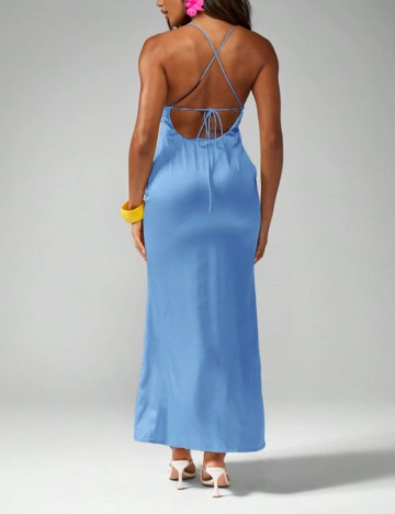 Rochie maxi Shein Missguided, albastru