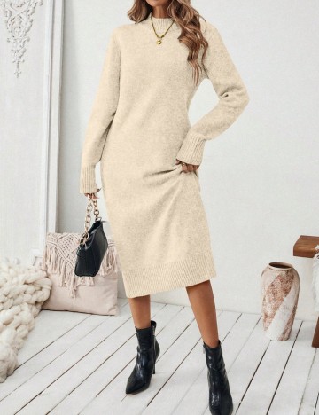 Rochie midi Shein, bej