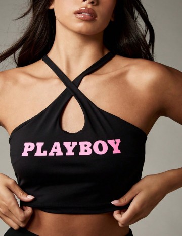 Top Shein Missguided, negru