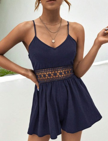 Salopetă scurtă Shein, albastru