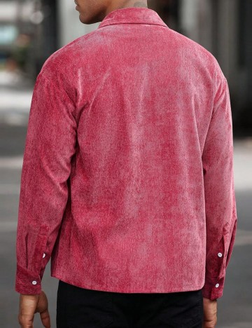 Cămașă Shein MANFINITY, roz