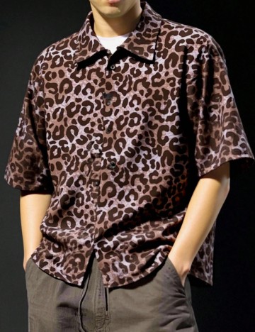 Cămașă cu m&acirc;necă scurtă Shein, mix culori