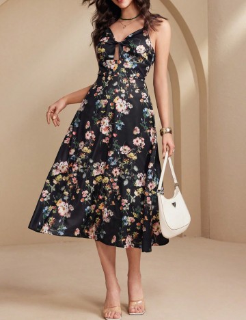 Rochie midi Shein, mix culori