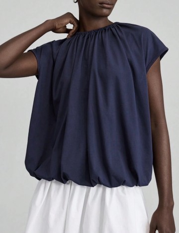 Tricou Shein, bleumarin