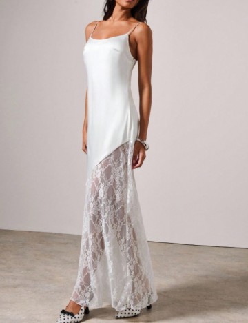 Rochie maxi Shein, alb