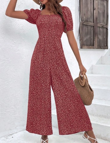 Salopetă lungă Shein, roșu