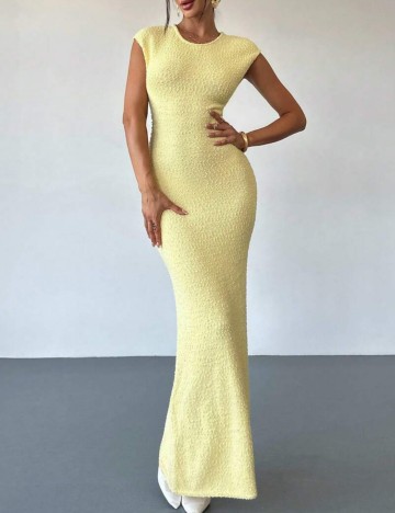 Rochie maxi Shein, galben