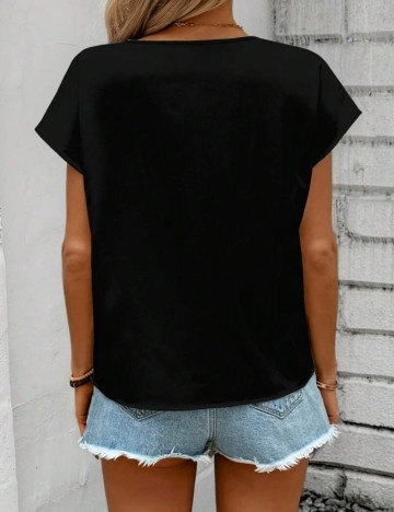 Cămașă cu m&acirc;necă scurtă Shein, mix culori