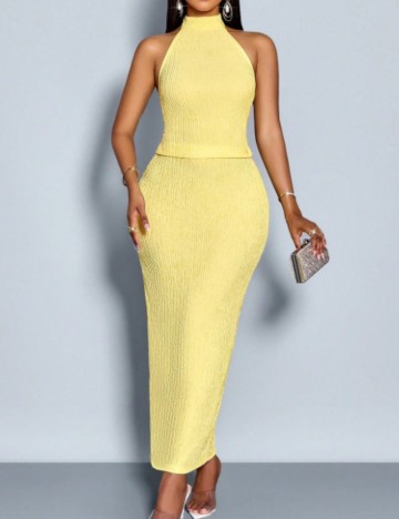 Compleu Shein, galben