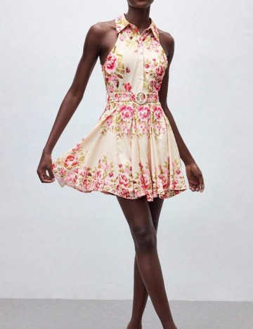 Rochie tip cămașă Shein, mix culori