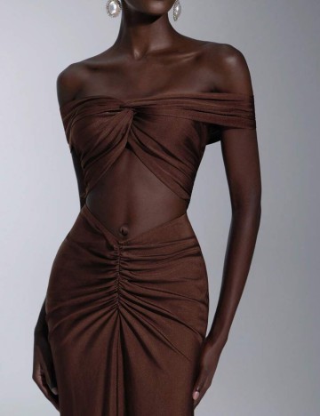 Rochie maxi Shein, maro