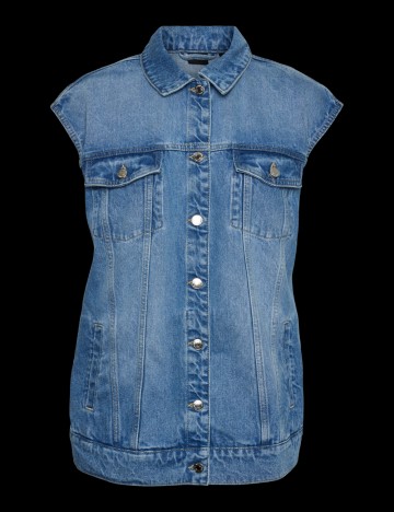 Vestă de blugi Vero Moda, albastru