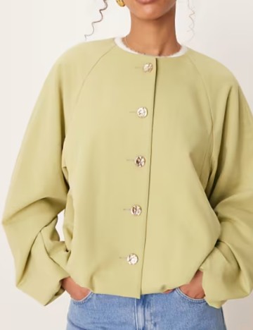 Jachetă ASOS, verde