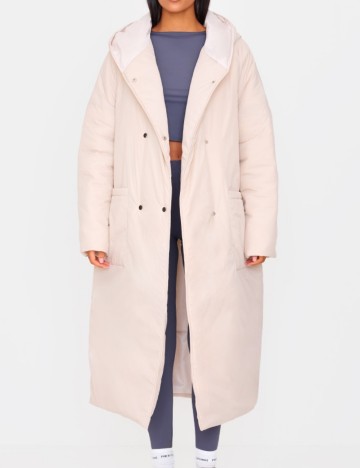 Geacă PRETTYLITTLETHING, bej