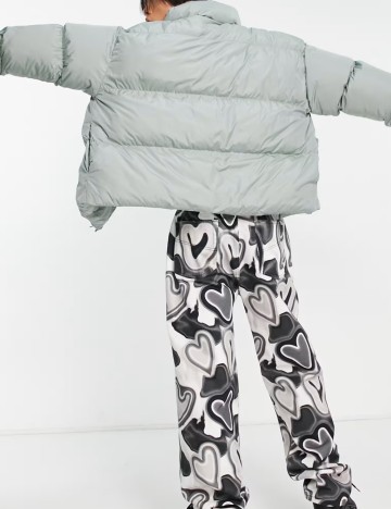 Geacă Collusion, verde prafuit