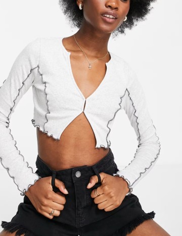 Top SkyLar Rose, gri