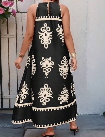 Rochie maxi Shein Curve+, negru