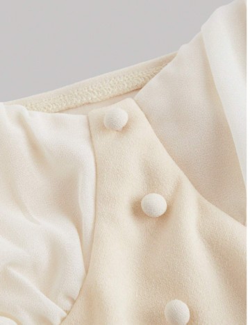 Rochie midi Shein Curve+, crem