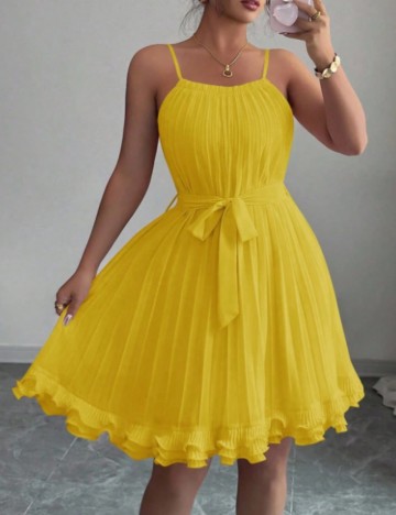 Rochie mini Shein, galben