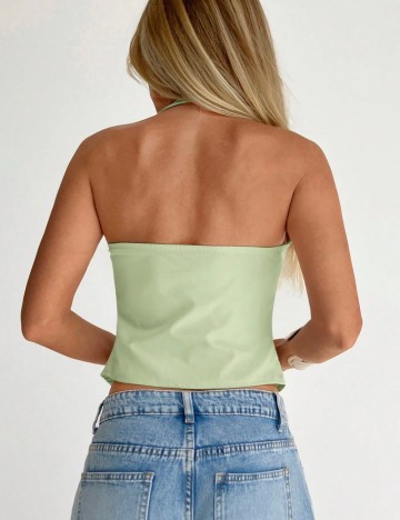 Top Shein, verde