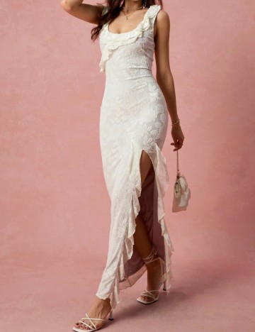 Rochie maxi Shein, alb