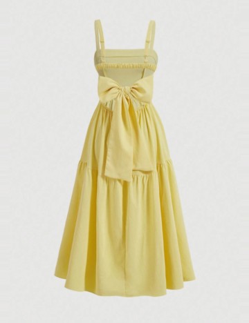 Rochie midi Shein, galben