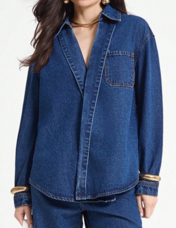 Cămașă Shein, albastru