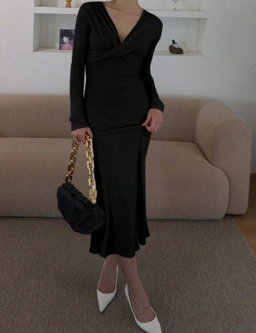 Rochie midi Shein DAZY, negru